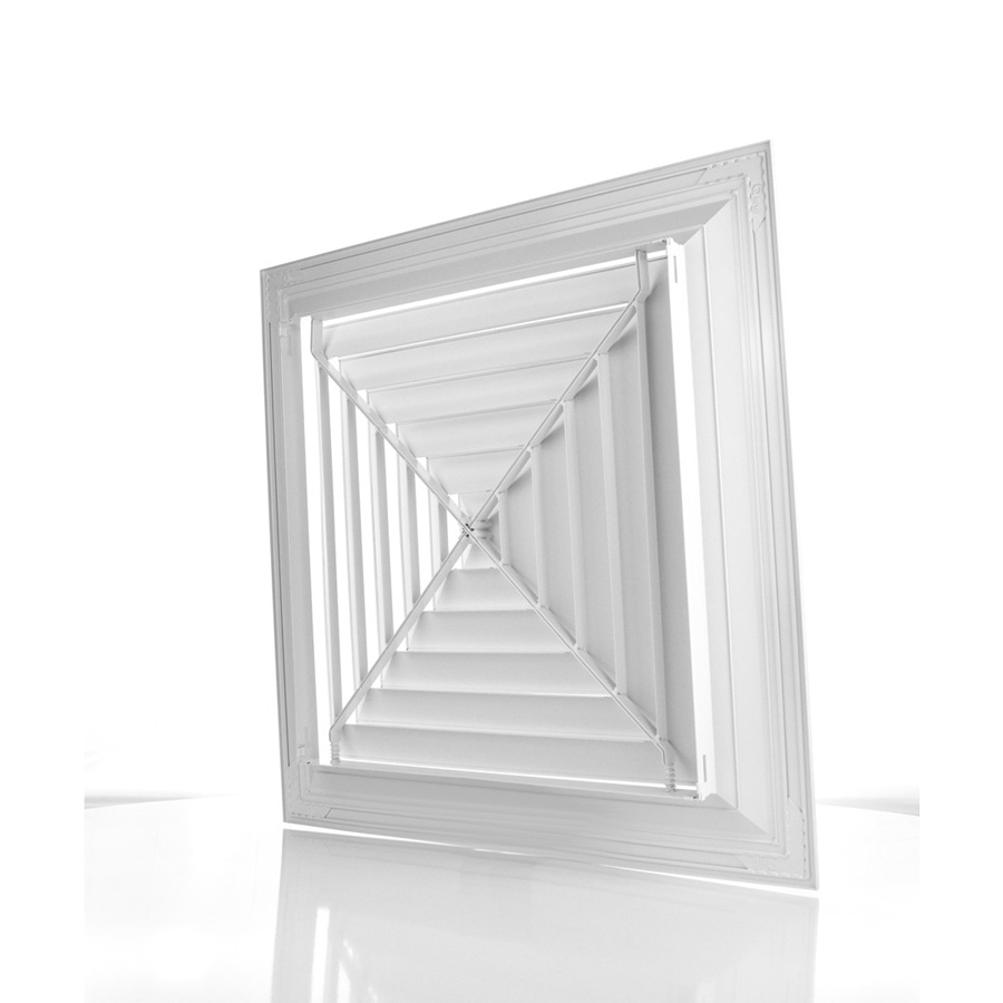 Ceiling Diffuser 4 Ways Ceiling Air Diffuser CS400 GRADA